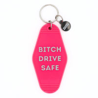 Drive Safe Motel Keychain