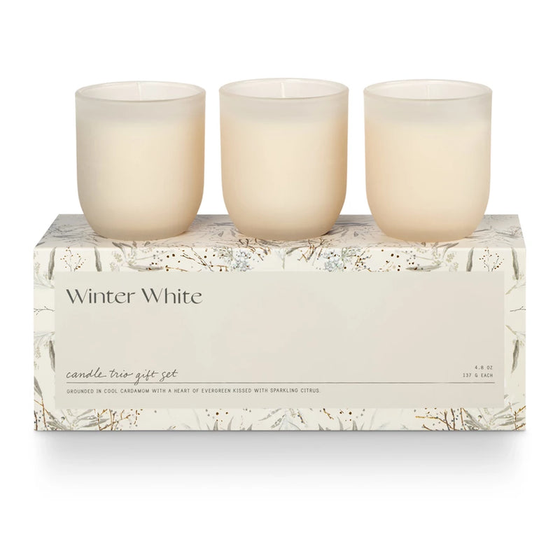 Winter White Candle Trio Gift Set - JoeyRae