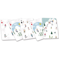 Skiing Fun Playing Cards
