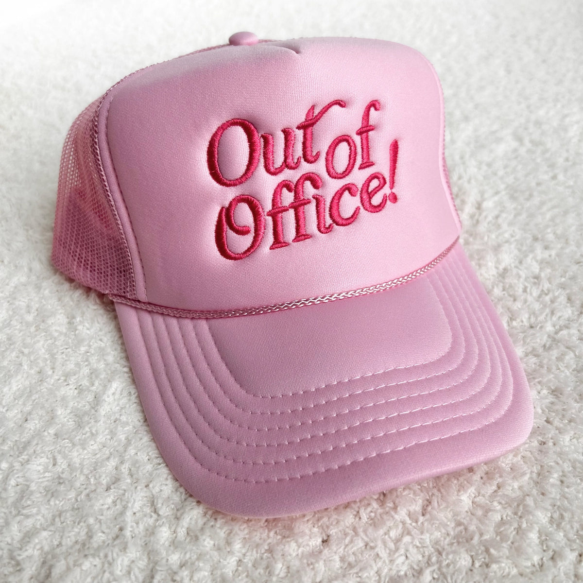 Out of Office! Pink Trucker Hat - JoeyRae