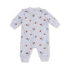 Football Field Goal Baseball Collar Romper