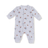 Football Field Goal Baseball Collar Romper