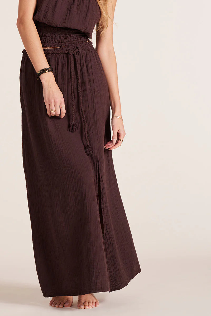 Belted Maxi Skirt - JoeyRae