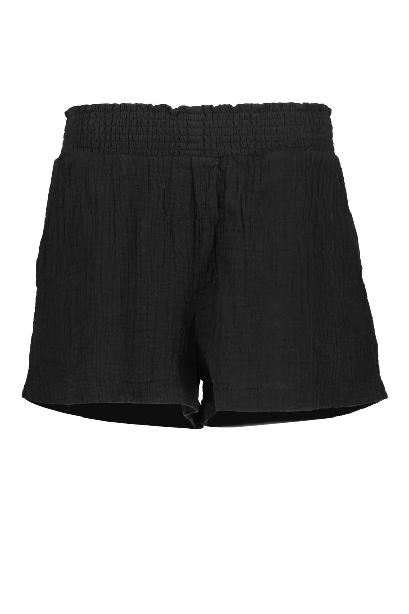 Faux Fly Smocked Short - JoeyRae