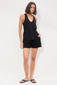 Faux Fly Smocked Short - JoeyRae