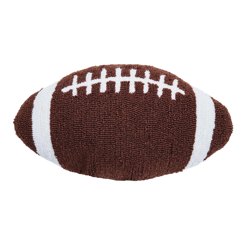 Football Shaped Sport Throw Pillow - JoeyRae