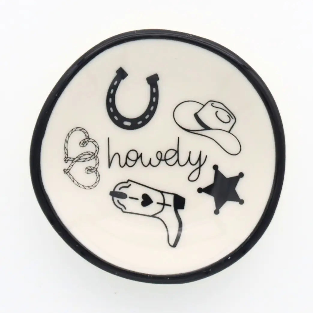 Howdy Western Ring Dish - JoeyRae