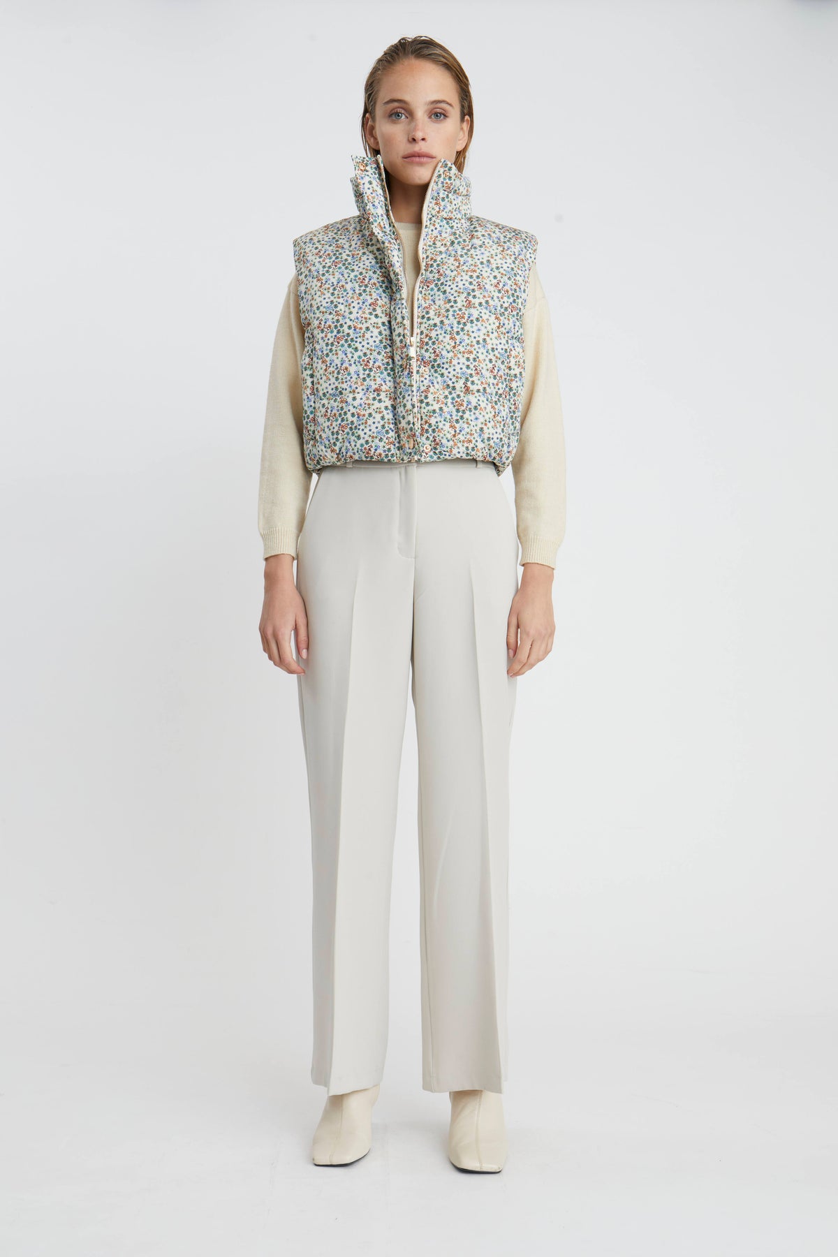 Styx Printed Puffer Gilet - JoeyRae