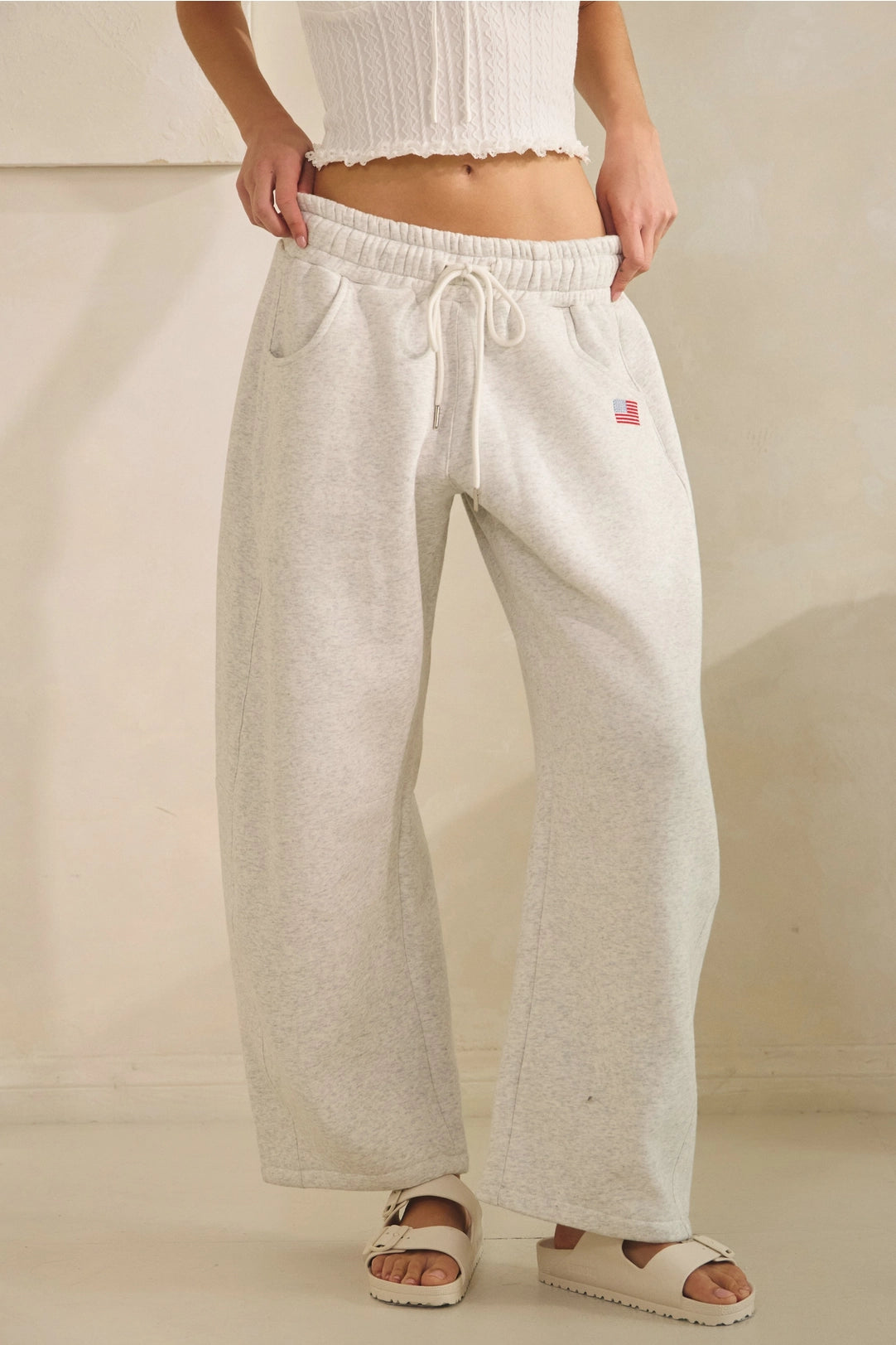 US Flag Relaxed Fit Sweatpants