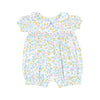 Carolines Calico Puff Sleeve Romper - JoeyRae