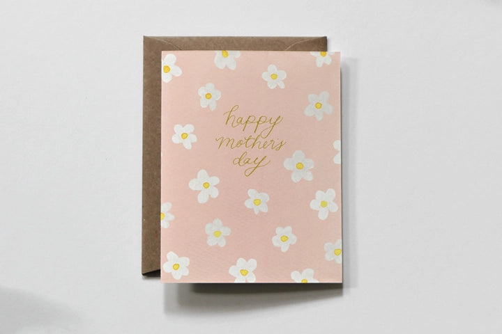 Daisy Pink Floral Mother's Day Greeting Card - JoeyRae