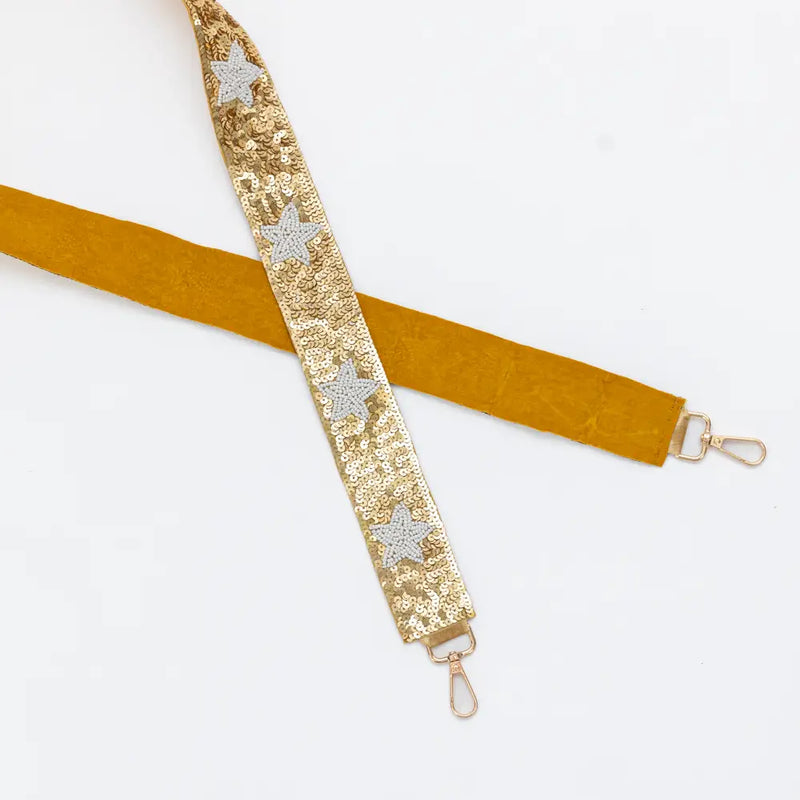 Star Beaded Sequin Purse Strap - JoeyRae