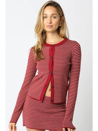 Greta Stripe Knit Top - JoeyRae
