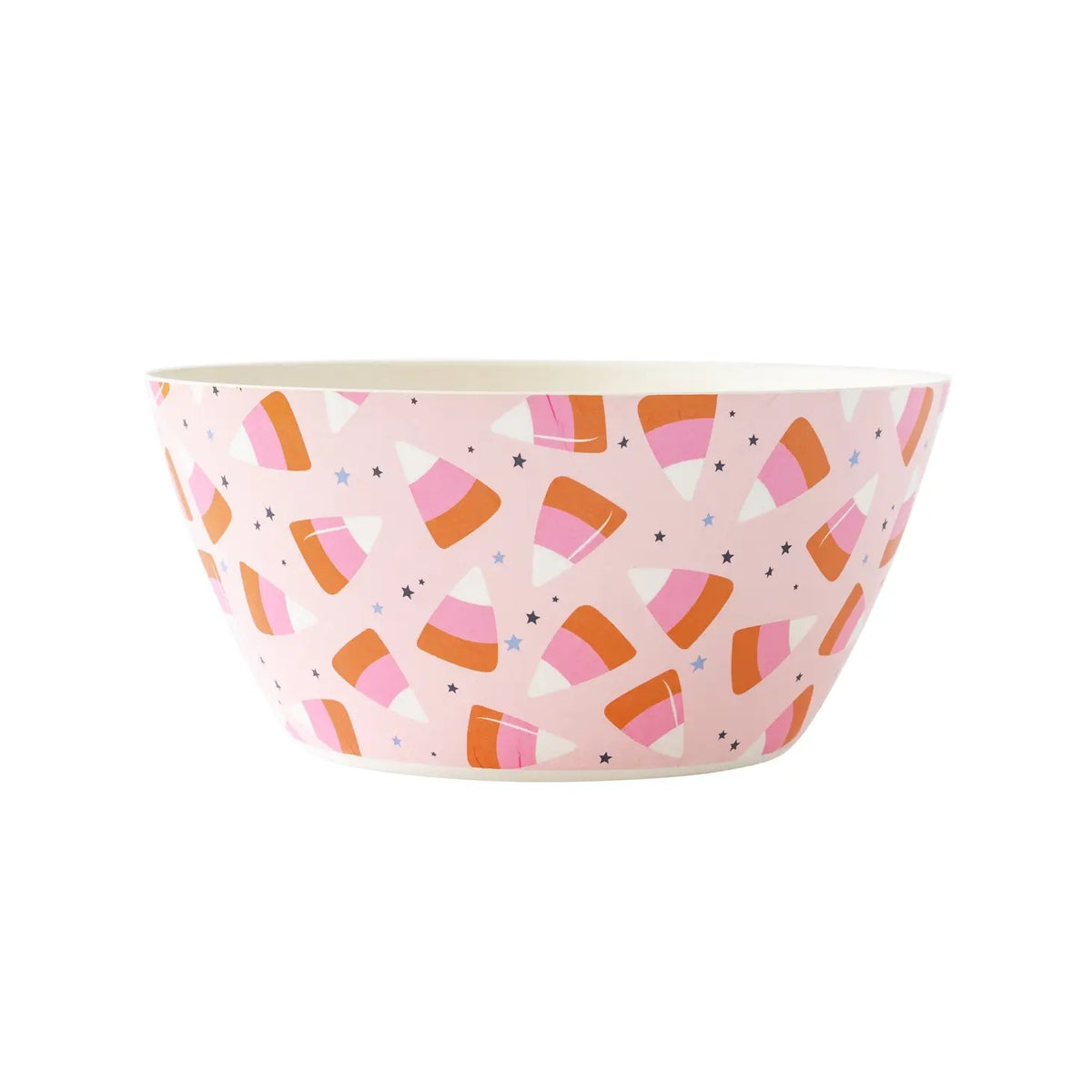 Pink Candy Corn Reusable Bamboo Bowl - JoeyRae