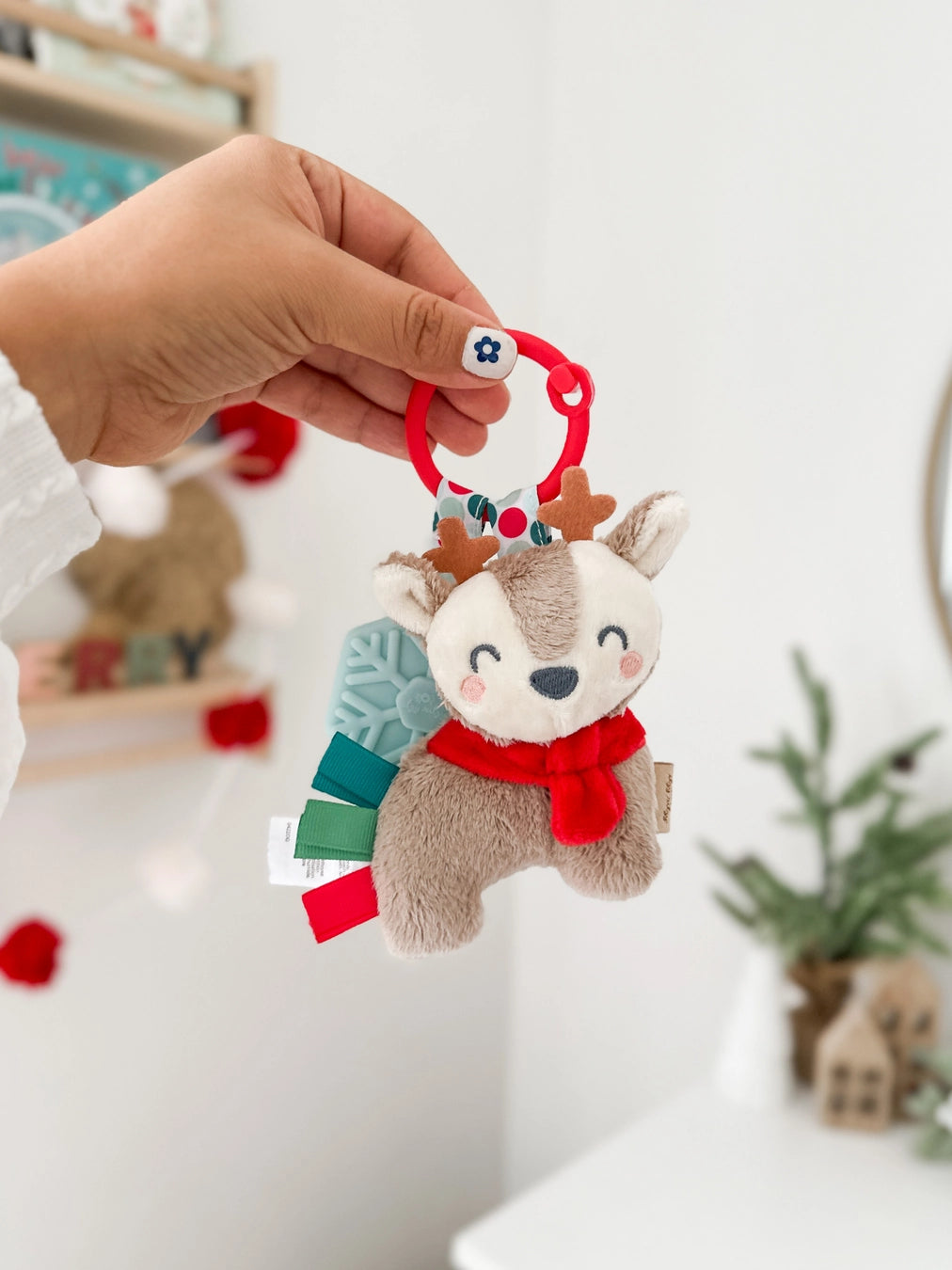 Holiday Itzy Pal™ Plush + Teether - JoeyRae