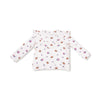 Footballs and Bows Waffle Top and Flare Set