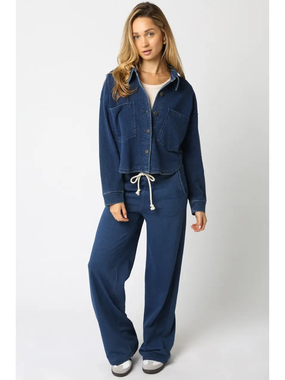 Khissy Cropped Utility Shirt Jacket - JoeyRae