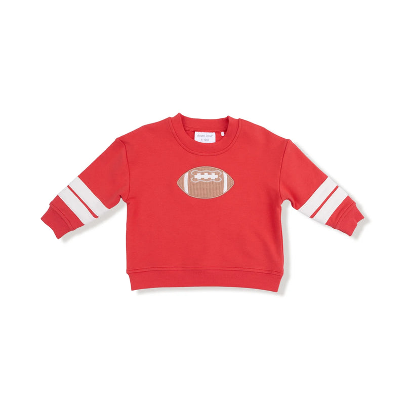 Varsity Red Drop Sleeve Sweatshirt