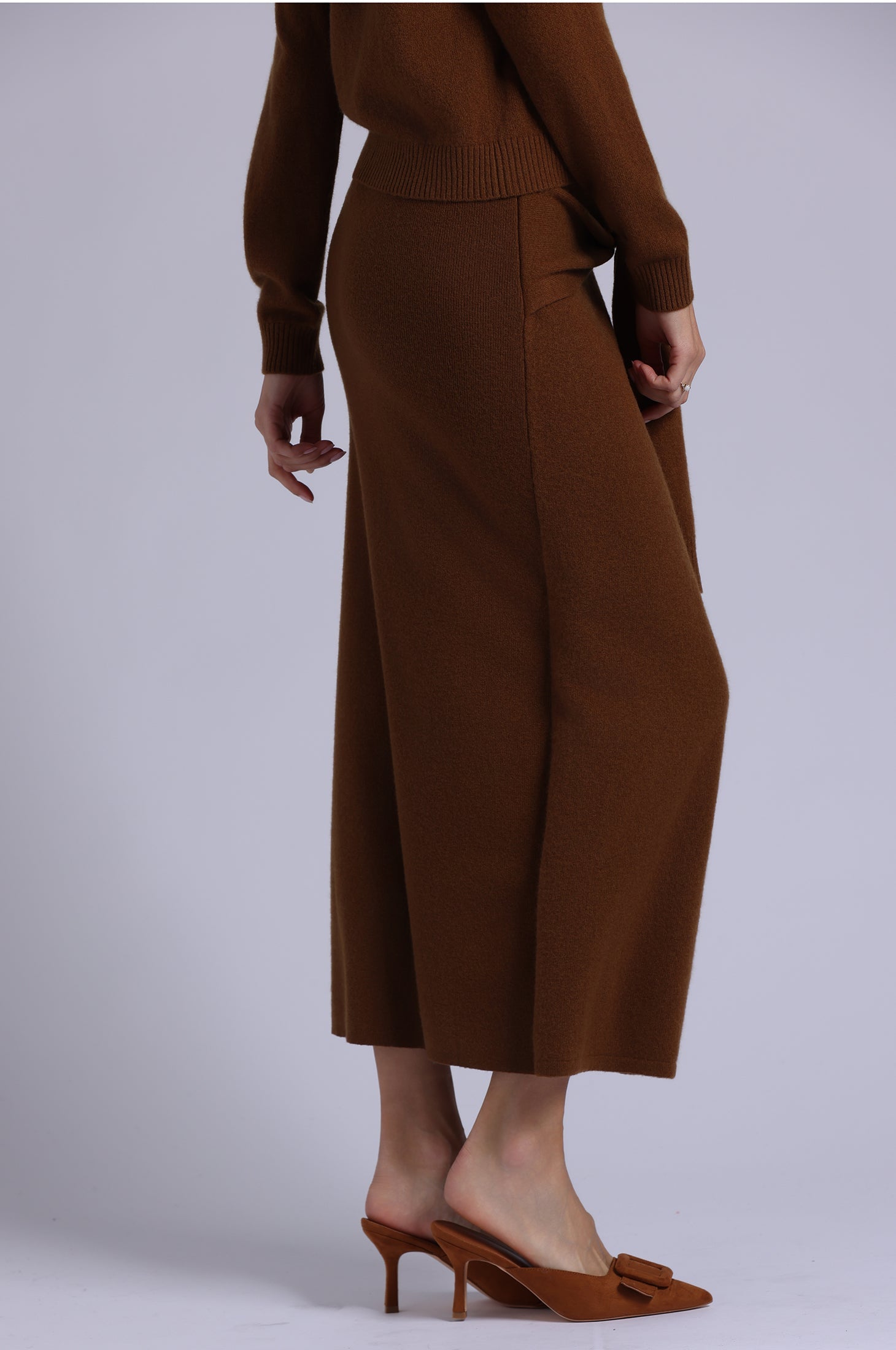 Cashmere Maxi Wrap Skirt