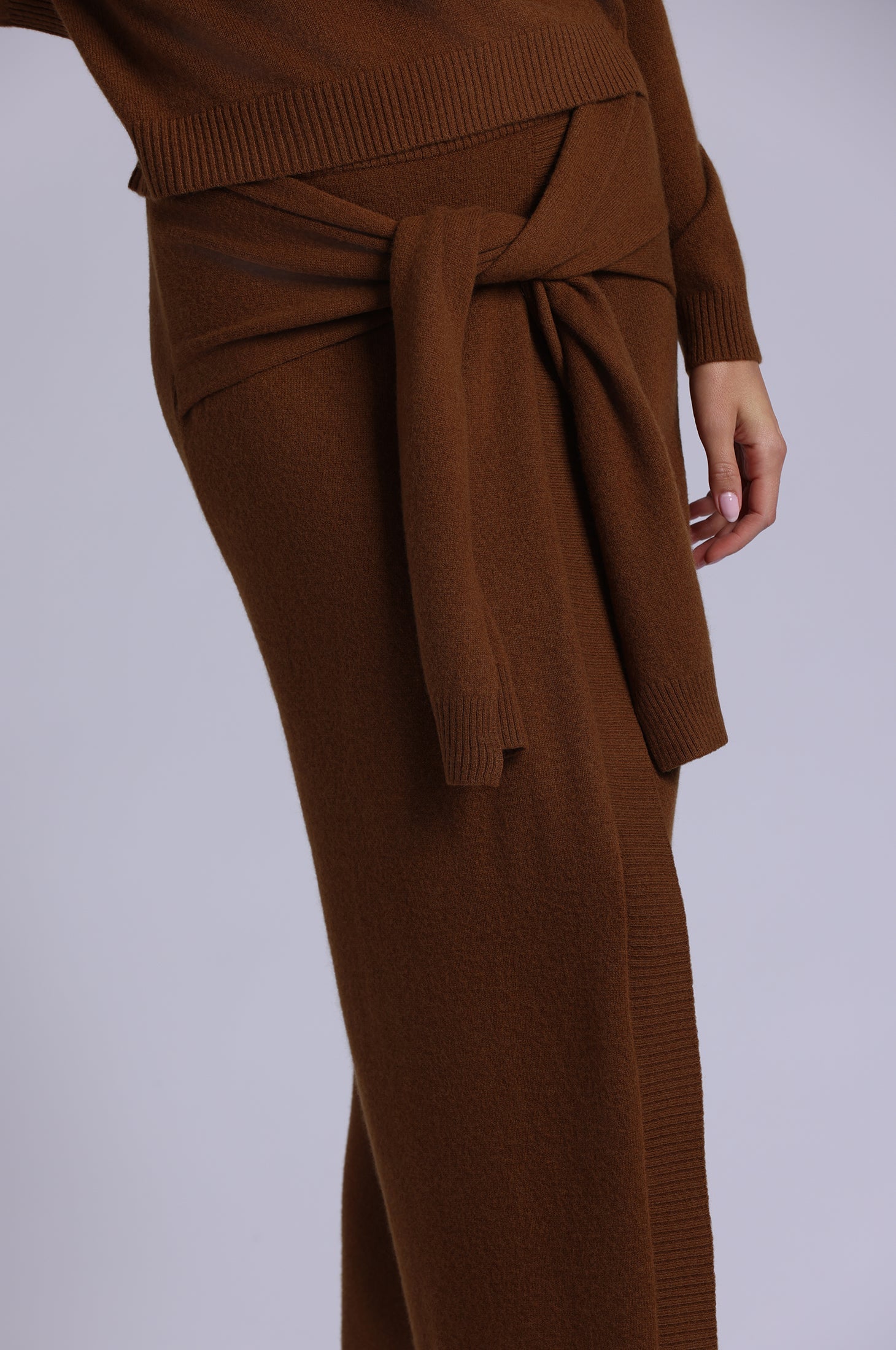 Cashmere Maxi Wrap Skirt
