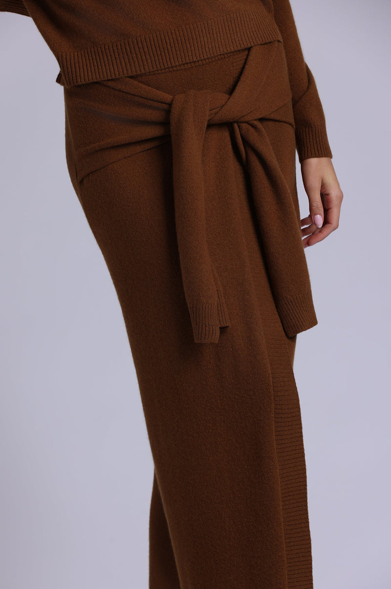 Cashmere Maxi Wrap Skirt
