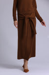 Cashmere Maxi Wrap Skirt