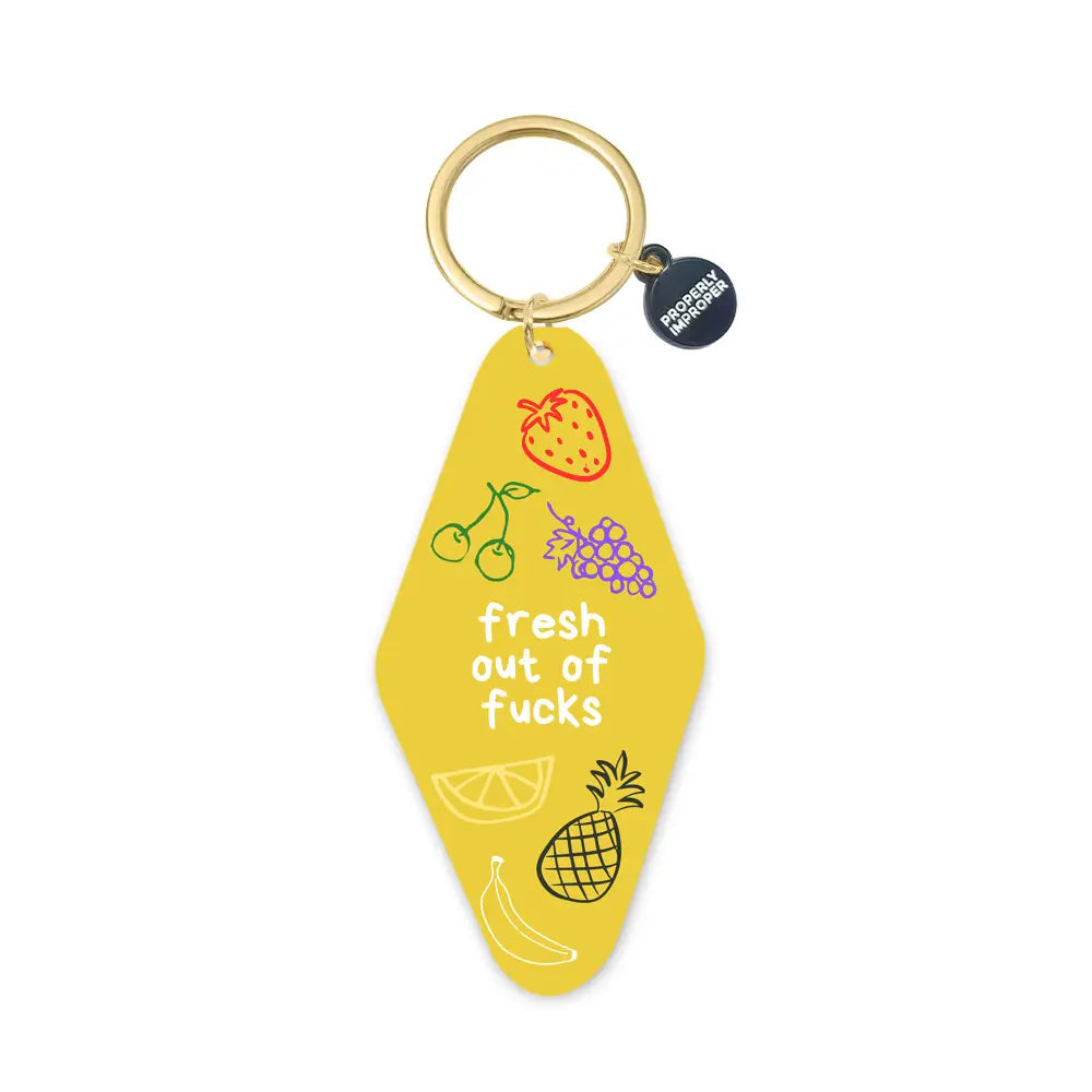 Fruity Fresh Out Motel Keychain - JoeyRae