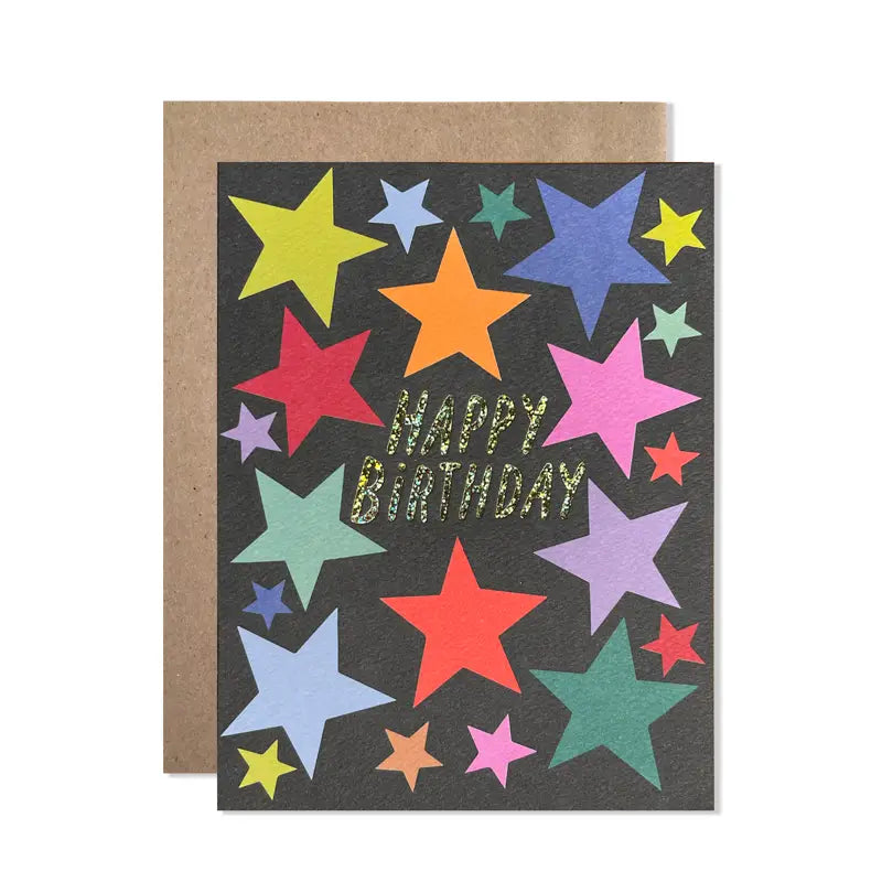Happy Birthday Stars Card - JoeyRae