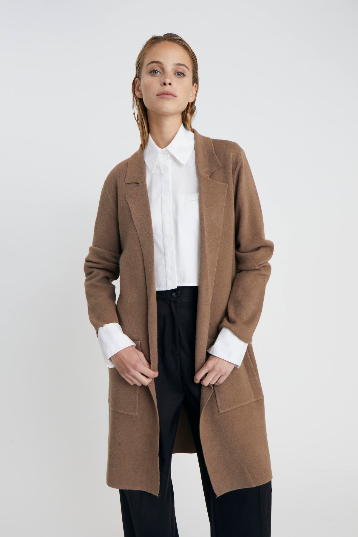 Parma Cardigan Mocha - JoeyRae