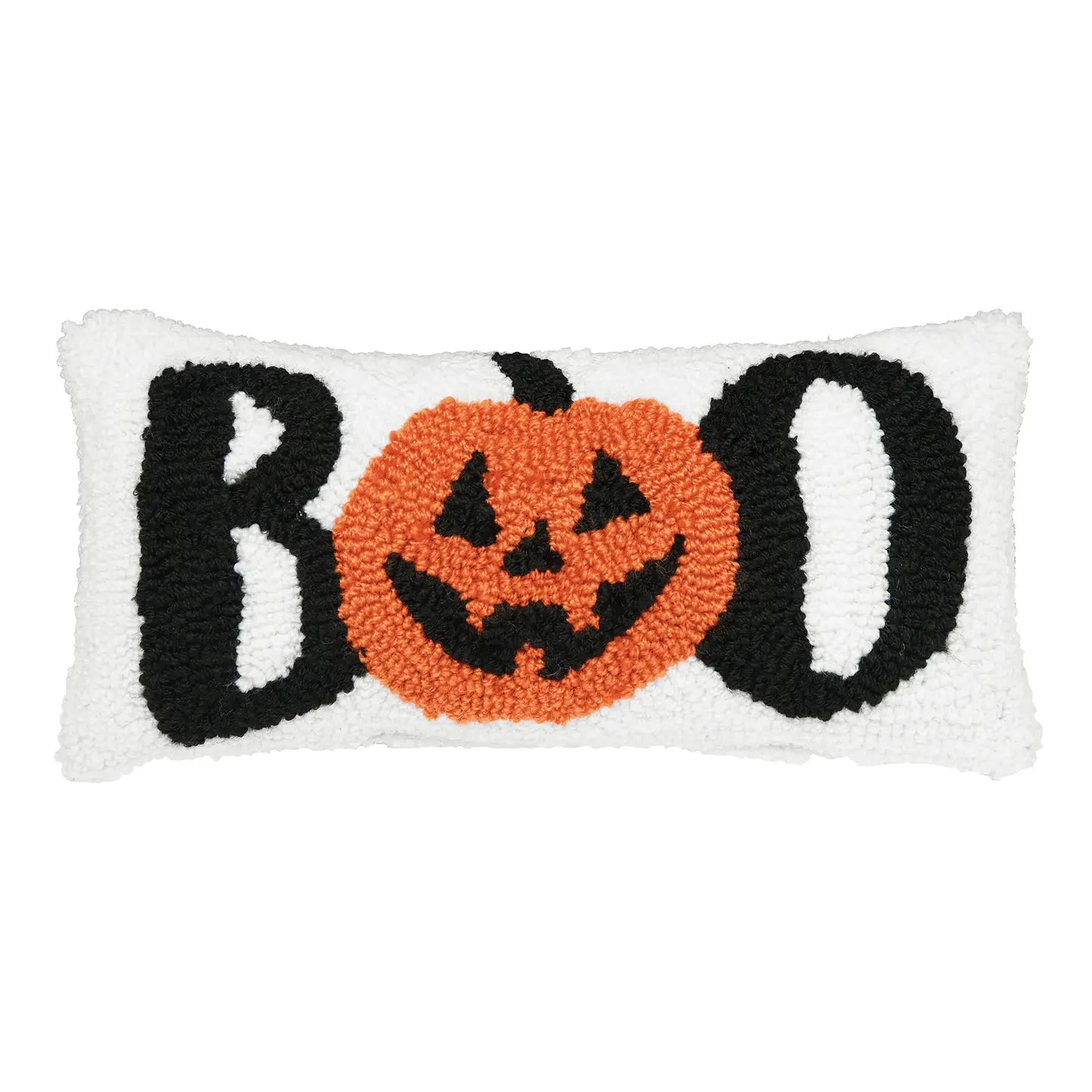 Halloween Boo Pumpkin Throw Pillow