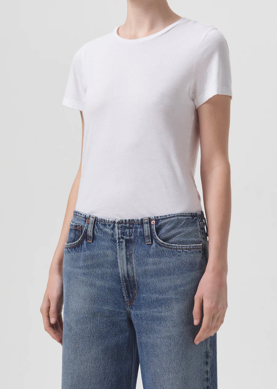 Annise Slim Tee White - JoeyRae