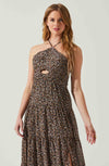Madeline Center Cutout Floral Maxi Dress - JoeyRae