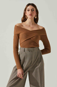 Zayla Off the Shoulder Sweater - JoeyRae