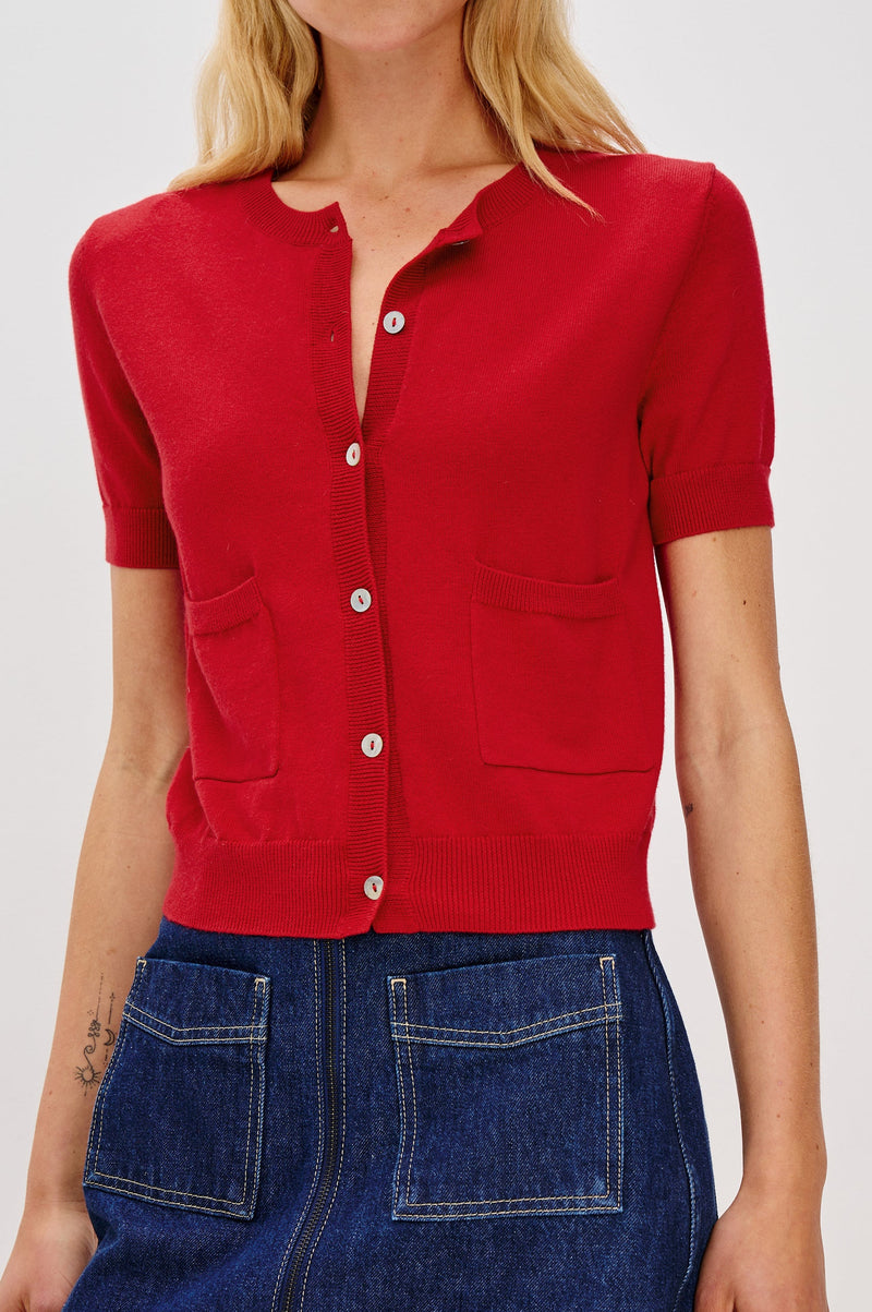 Aisley Sweater Crimson