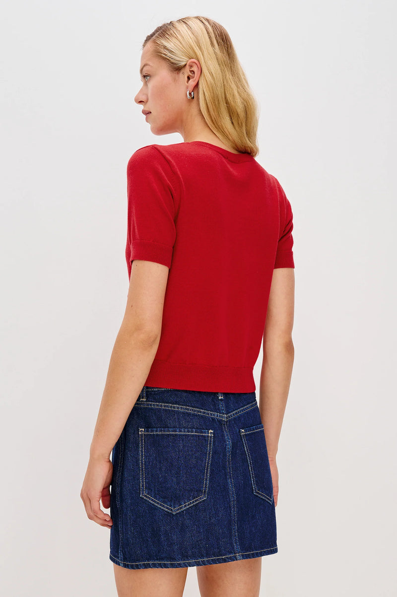 Aisley Sweater Crimson
