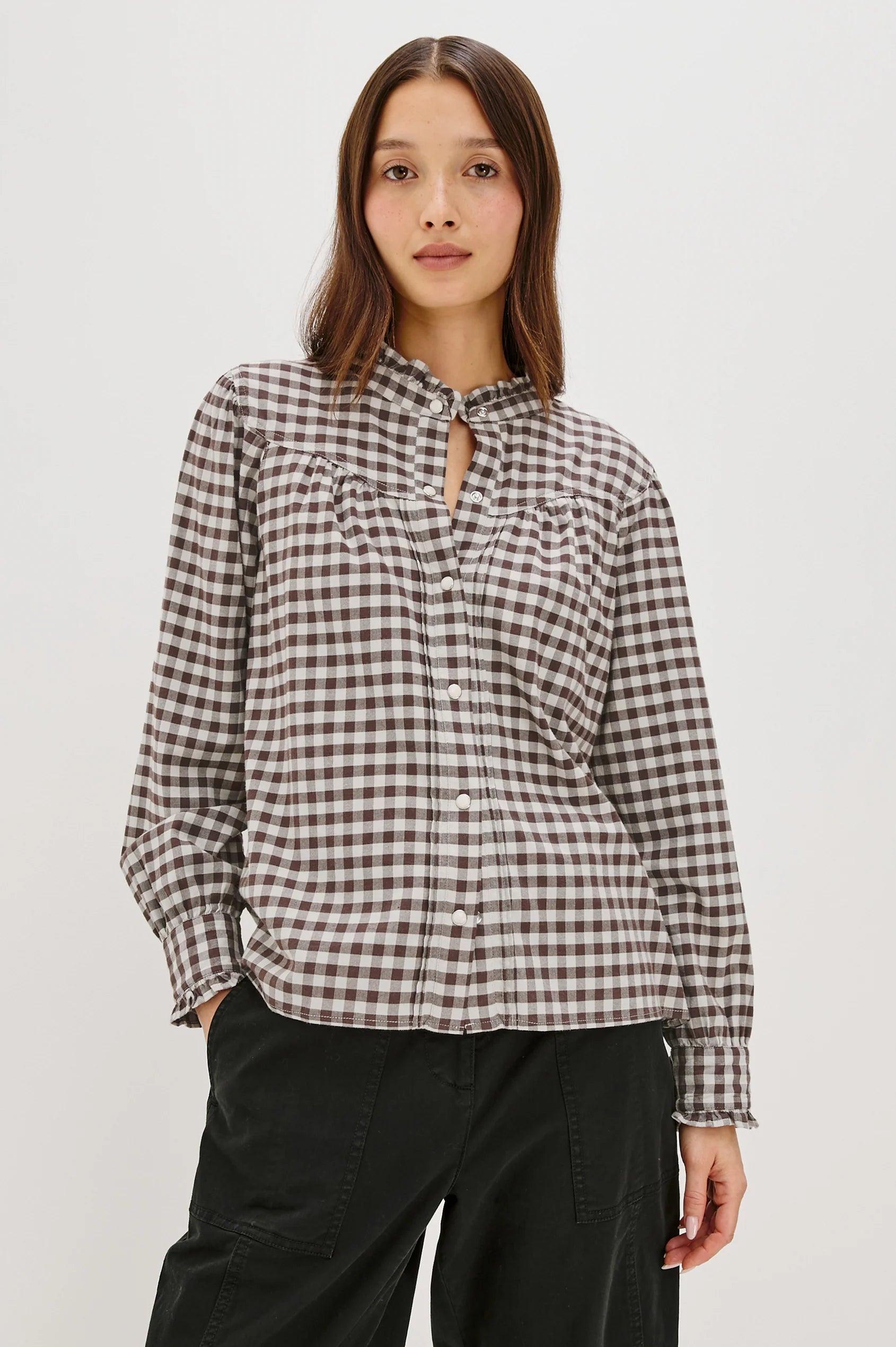 Alanna Shirt Chocolate Chip