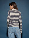 Ami Henley Pointelle Stripe - JoeyRae