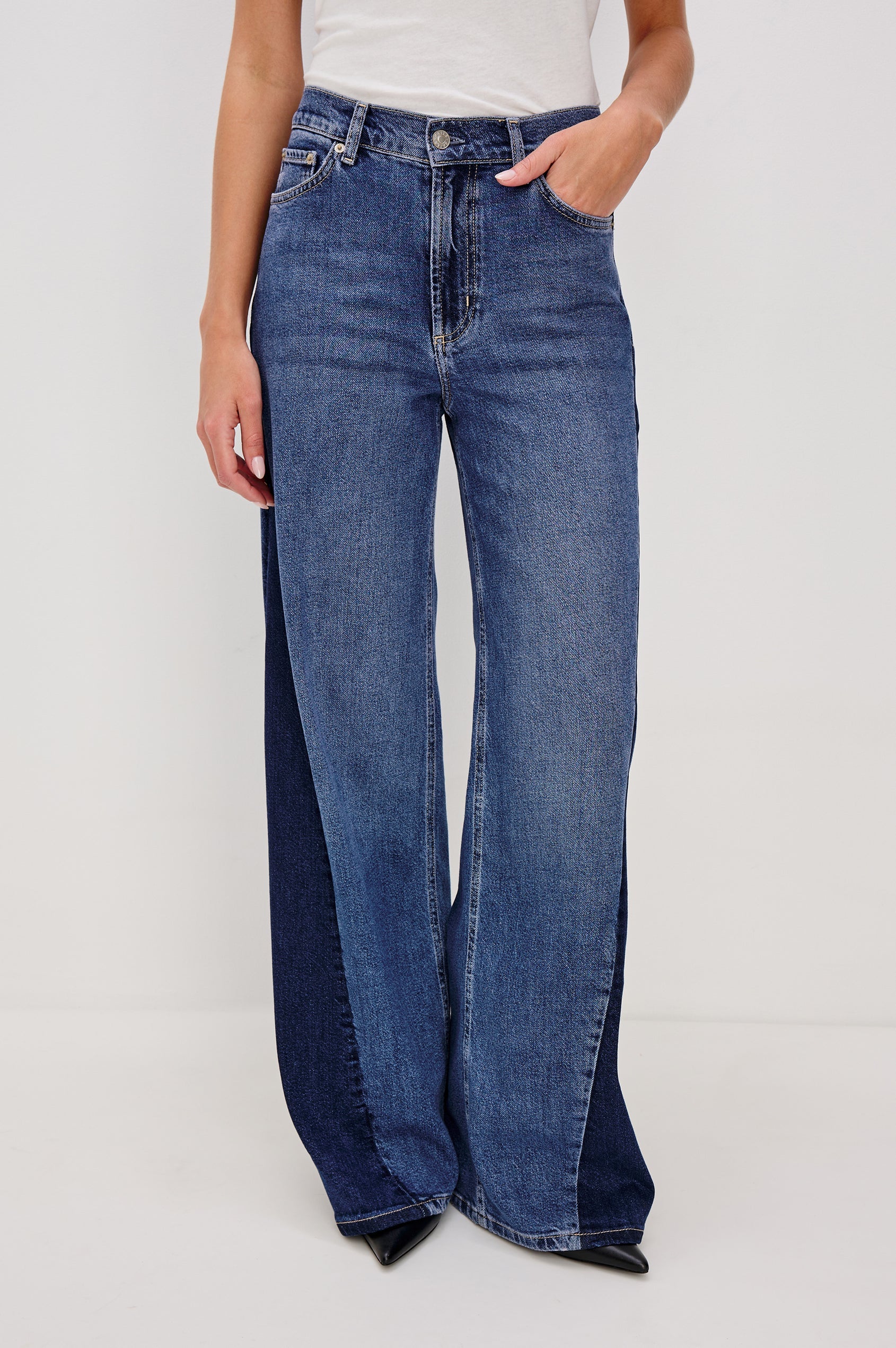 Angeleno Wide Leg Indigo Grove