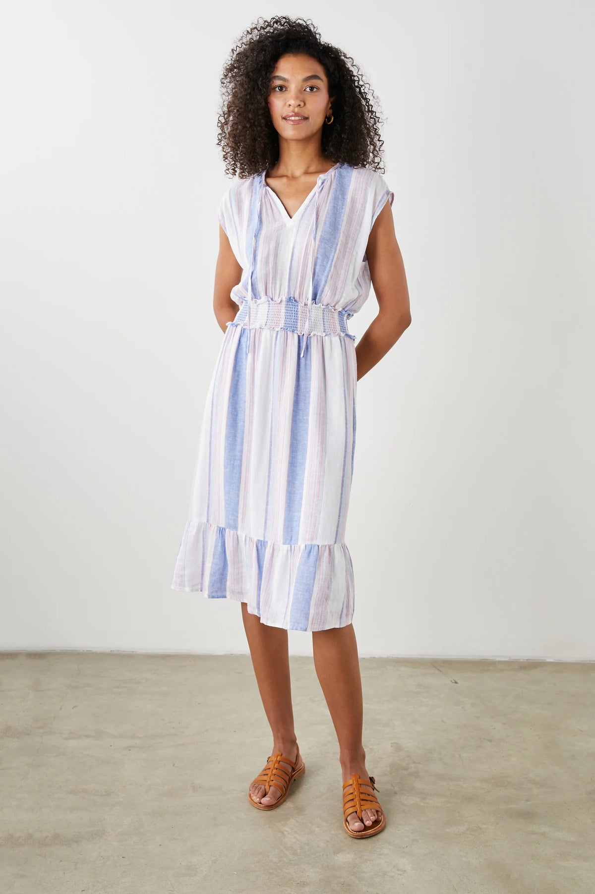 Ashlyn Dress Marini Stripe - JoeyRae