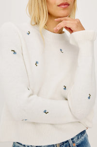Bettie Sweater Blue Buds