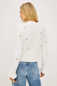 Bettie Sweater Blue Buds