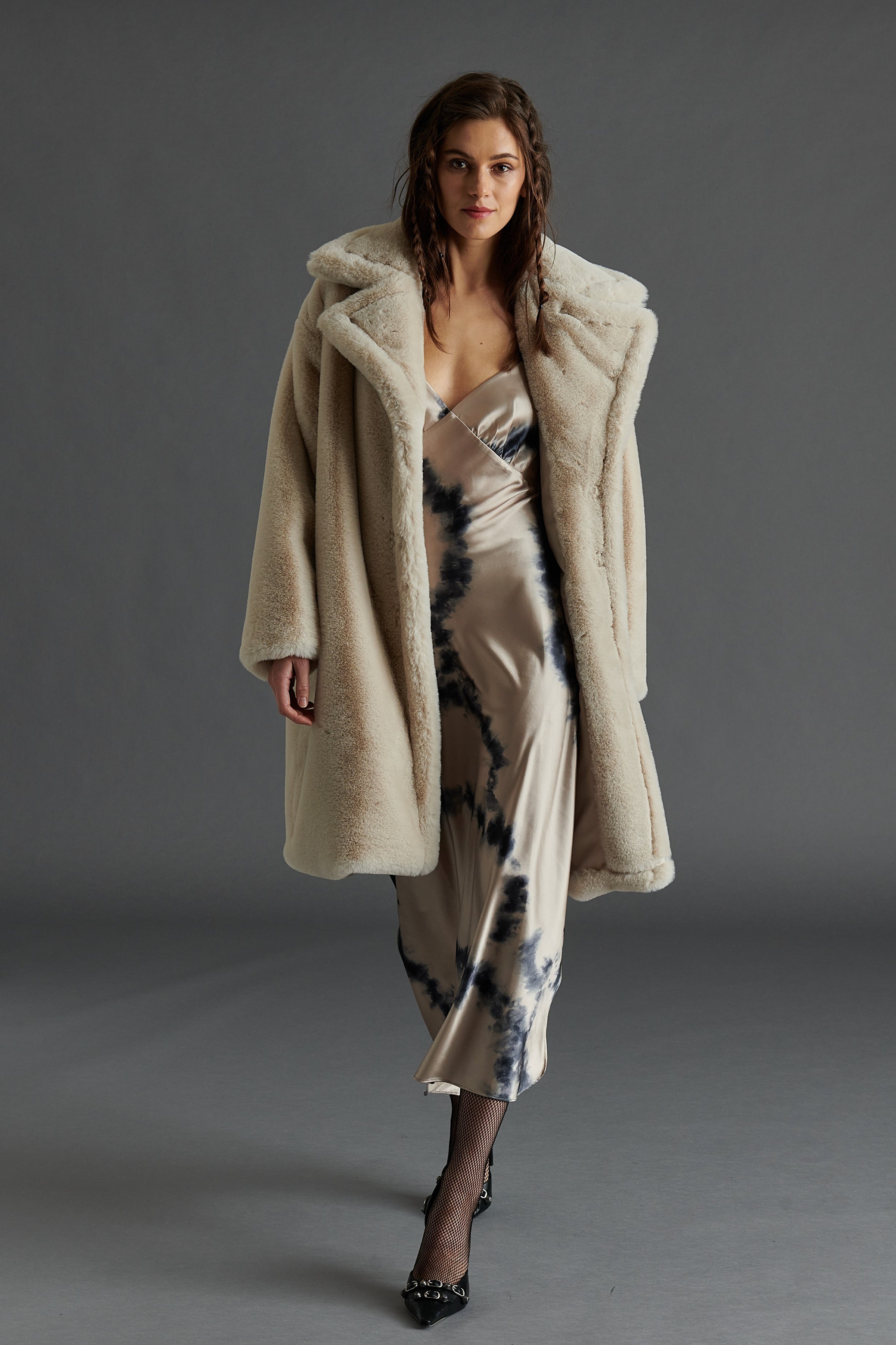 Emery Coat Beige - JoeyRae
