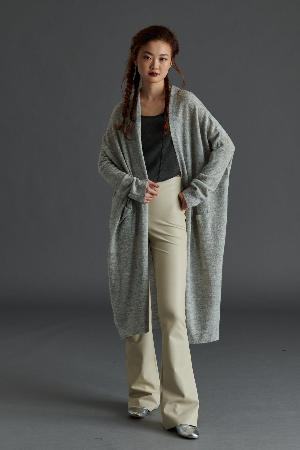 Bleeker Cardigan Heather Grey - JoeyRae