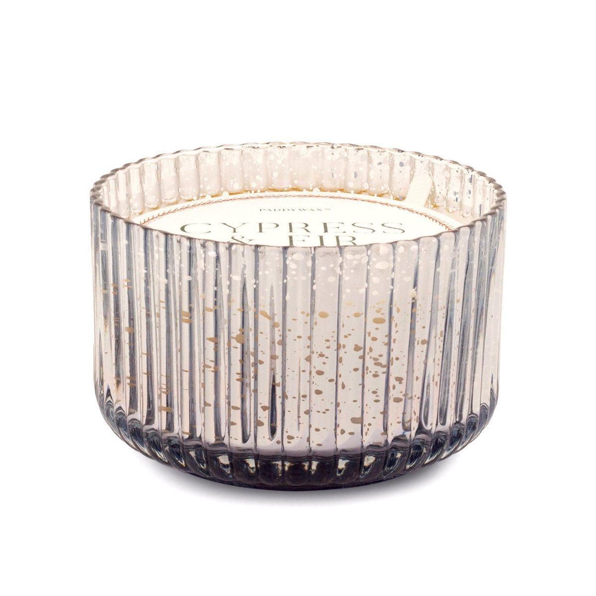 Cypress & Fir Wide Ribbed Candle - JoeyRae