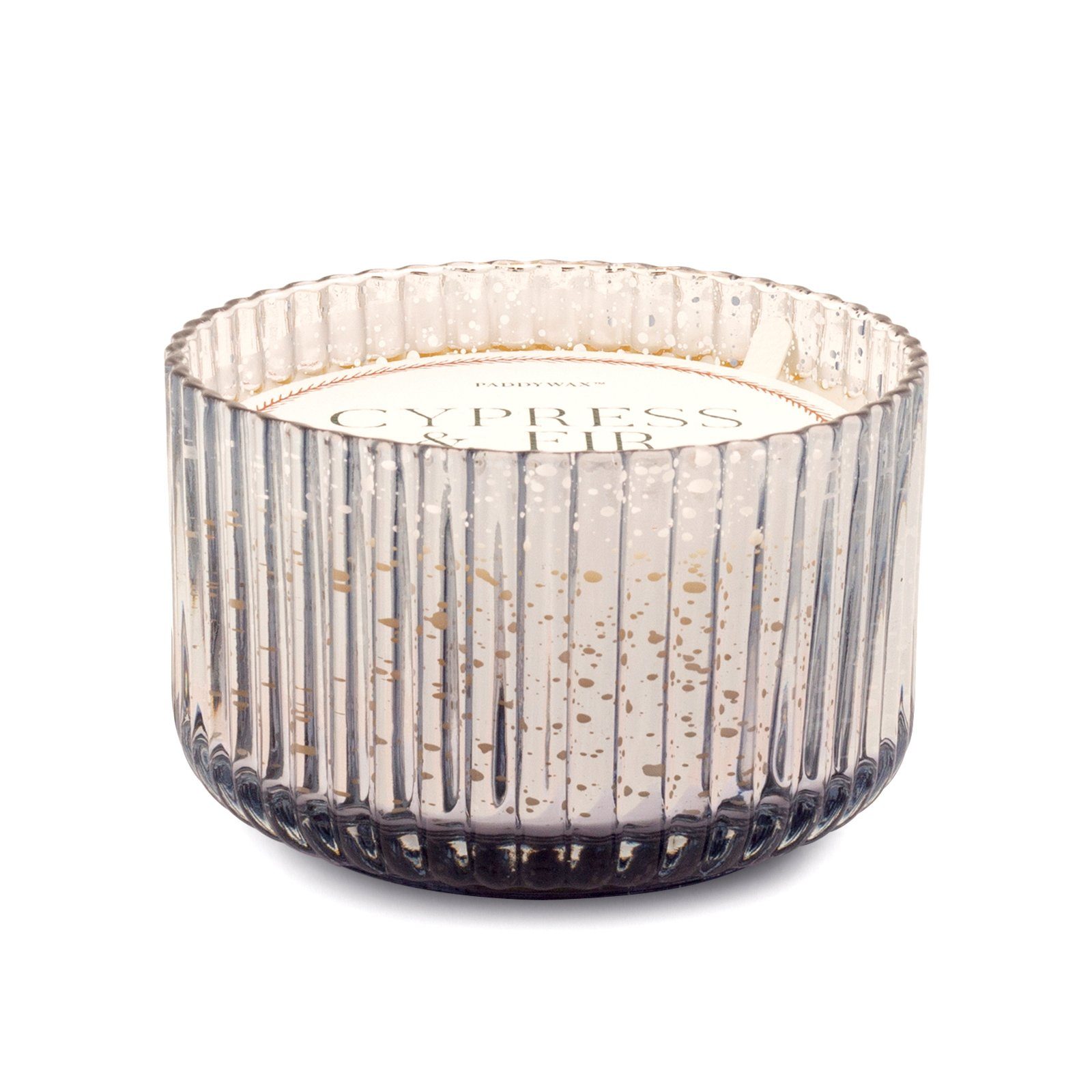 Cypress & Fir Wide Ribbed Candle - JoeyRae