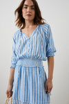 Crystal Mini Dress Lake Stripe - JoeyRae