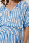 Crystal Mini Dress Lake Stripe - JoeyRae