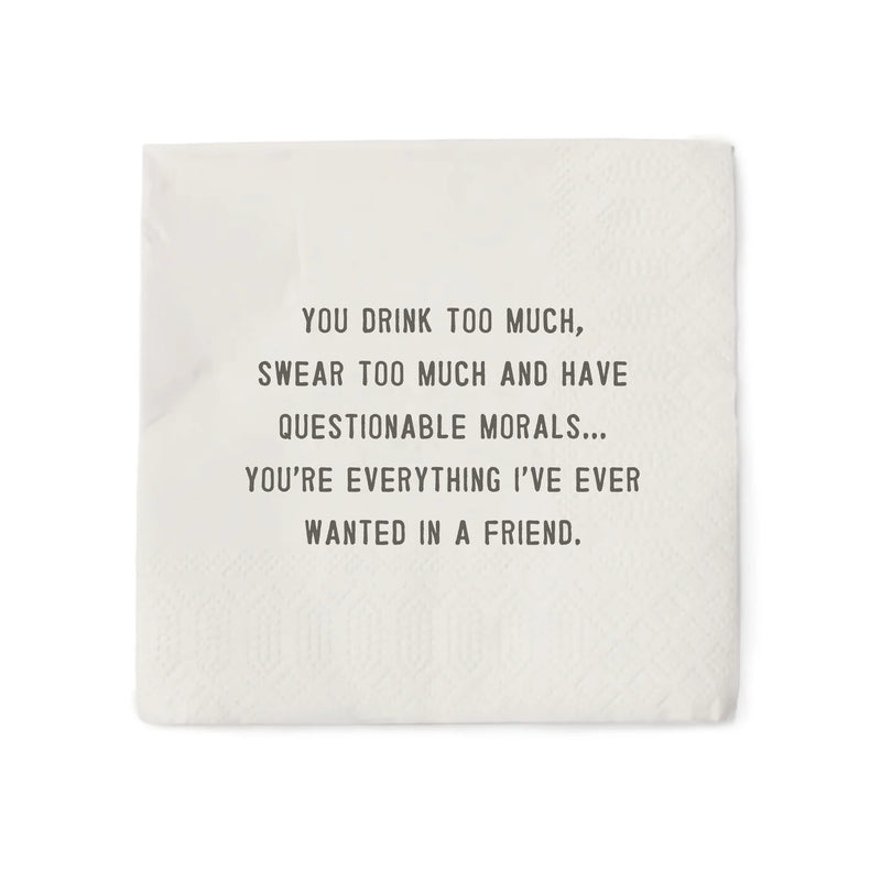 Everything I've Wanted in a Friend Cocktail Napkins - JoeyRae