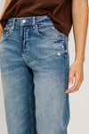 Del Mar Boyfriend Tinted Indigo Destroy