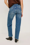 Del Mar Boyfriend Tinted Indigo Destroy